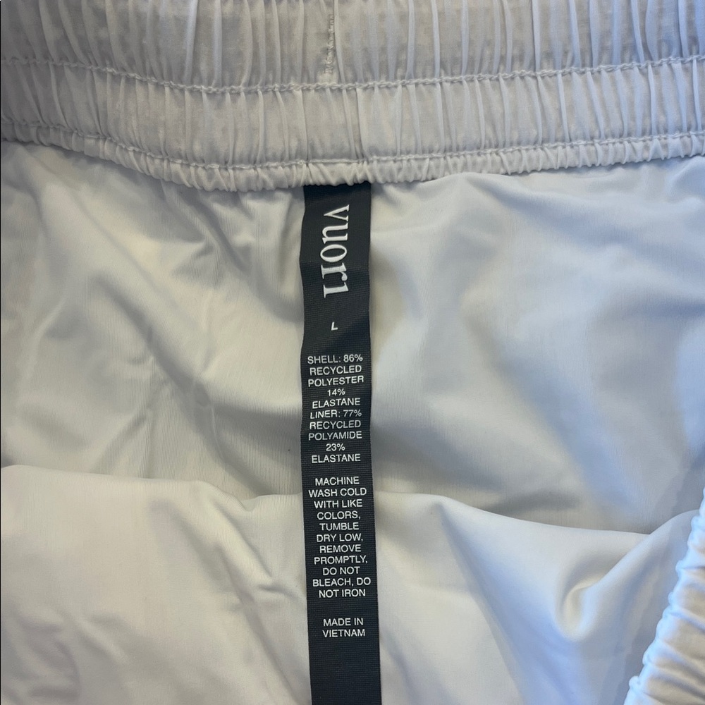 Vuori Cream Elastic Waist Skirt - Picture 2 of 5
